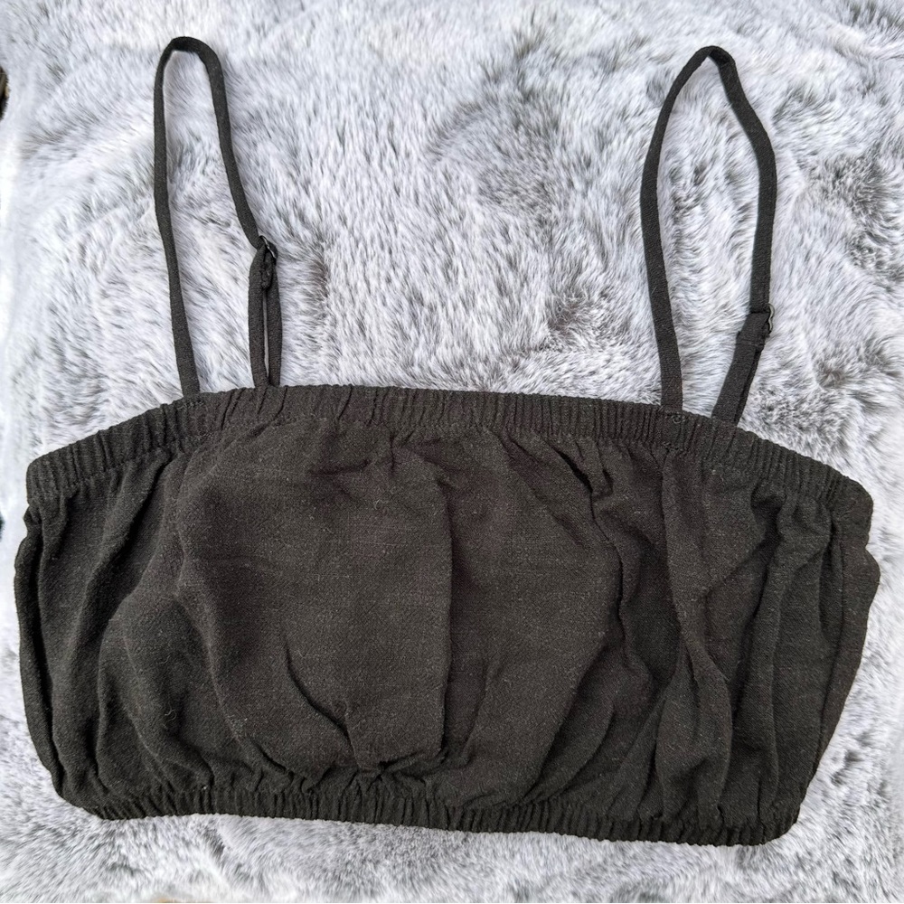 NWT Double Zero Cami Style Tank Top, Black Size Spicy Small - Picture 3 of 8